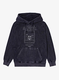 Masters Of The Universe Castle Grayskull Framed Chains Mineral Wash Hoodie