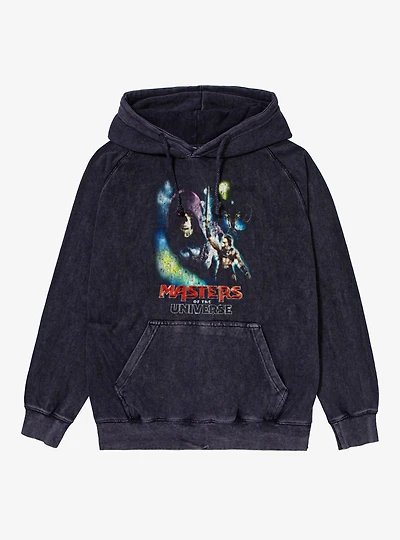 Masters Of The Universe Skeletor And He-Man Nemesis Mineral Wash Hoodie