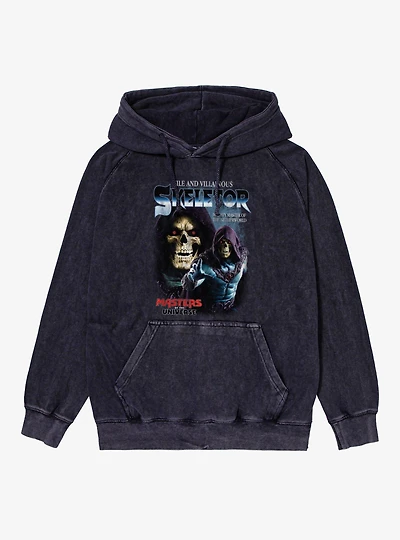 Masters Of The Universe Skeletor Master Netherworld Collage Mineral Wash Hoodie