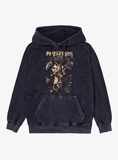 Masters Of The Universe He-Man Face-Off With Skeletor Mineral Wash Hoodie