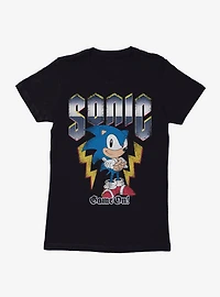 Sonic The Hedgehog Game On Womens T-Shirt