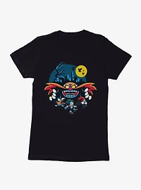Sonic The Hedgehog Eggman Spooky Scary Halloween Womens T-Shirt