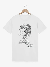 Sonic The Hedgehog Artistic Sketch T-Shirt