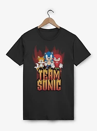 Sonic The Hedgehog Hedgy Metal Team T-Shirt
