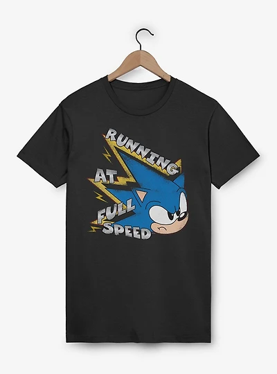 Sonic The Hedgehog Running At Full Speed T-Shirt