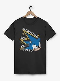 Sonic The Hedgehog Running At Full Speed T-Shirt
