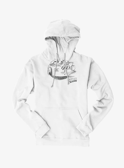 Sonic The Hedgehog Dr. Eggman Egg Mobile Artistic Sketch Hoodie