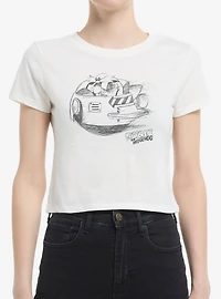 Sonic The Hedgehog Dr. Eggman Egg Mobile Artistic Sketch Womens Baby T-Shirt