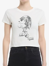 Sonic The Hedgehog Artistic Sketch Womens Baby T-Shirt