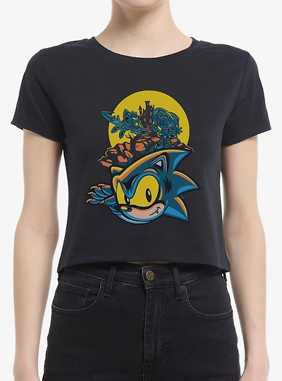 Sonic The Hedgehog Spooky Scary Halloween Womens Baby T-Shirt