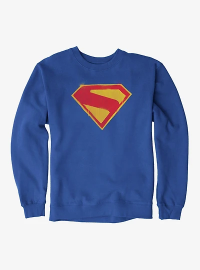 Supergirl Spray Painted Logo Sweatshirt