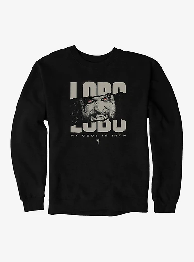 Supergirl Lobo My Code Is Iron Sweatshirt