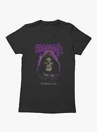 Masters Of The Universe Skeletor Overlord Evil Purple Flames Womens T-Shirt