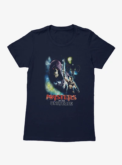 Masters Of The Universe Skeletor And He-Man Nemesis Womens T-Shirt