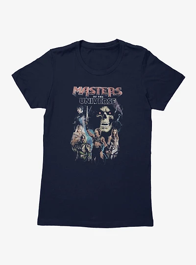 Masters Of The Universe He-Man Thunder Group Shot Womens T-Shirt