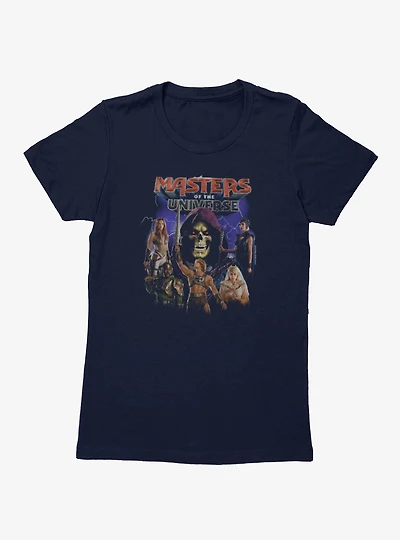 Masters Of The Universe He-Man Group Shot Storm Womens T-Shirt