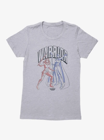 Masters Of The Universe Warrior Teela & Evil-Lyn Womens T-Shirt