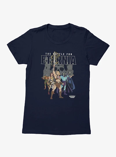 Masters Of The Universe Battle Eternia Group Shot Womens T-Shirt
