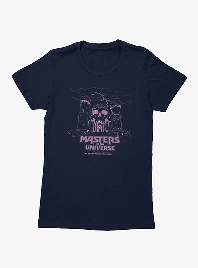 Masters Of The Universe Castle Grayskull Entrance Outline Womens T-Shirt