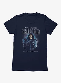 Masters Of The Universe Vile And Villanous Skeletor Overlord Evil Womens T-Shirt