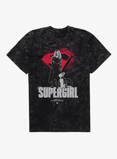 Supergirl Super Partners Mineral Wash T-Shirt Box Lunch Exclusive