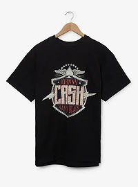 Johnny Cash Man Black Logo T-Shirt
