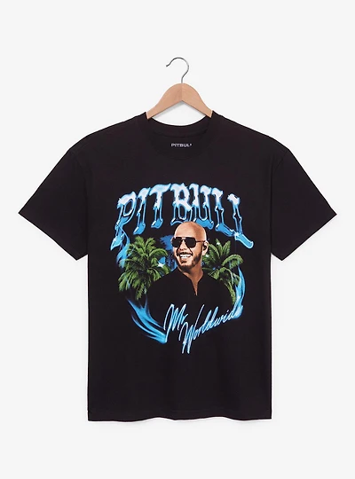 Pitbull Mr. Worldwide Graphic T-Shirt — BoxLunch Exclusive
