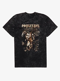 Masters Of The Universe He-Man Face-Off With Skeletor Mineral Wash T-Shirt