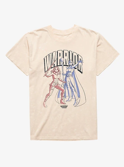 Masters Of The Universe Warrior Teela & Evil-Lyn Mineral Wash T-Shirt