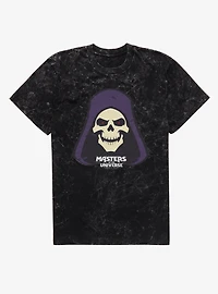 Masters Of The Universe Skeletor Face Scale Pattern Mineral Wash T-Shirt