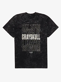 Masters Of The Universe By Power Grayskull I Have Mineral Wash T-Shirt