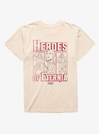 Masters Of The Universe Heroes Eternia Panels Mineral Wash T-Shirt