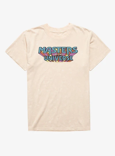 Masters Of The Universe Logo Colored Mineral Wash T-Shirt