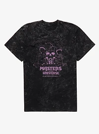 Masters Of The Universe Castle Grayskull Entrance Outline Mineral Wash T-Shirt