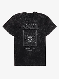 Masters Of The Universe Castle Grayskull Framed Chains Mineral Wash T-Shirt