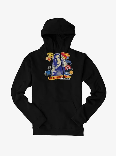 Supergirl Sticker Collage Hoodie