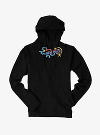 Supergirl Krypto Neon Outline Hoodie