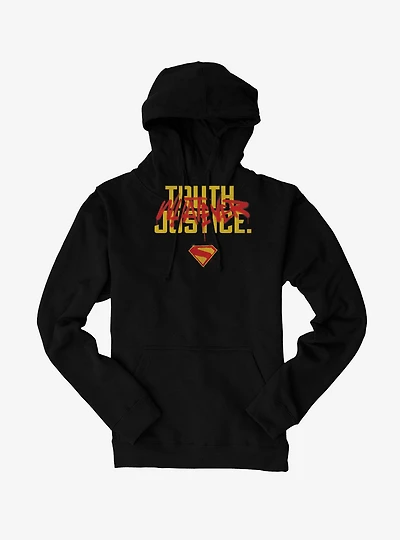 Supergirl Truth Justice Whatever Hoodie