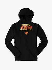 Supergirl Truth Justice Whatever Hoodie