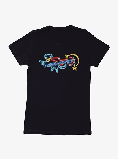 Supergirl Krypto Neon Outline Womens T-Shirt