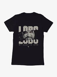 Supergirl Lobo My Code Is Iron Womens T-Shirt