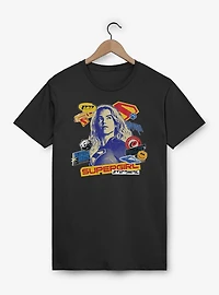 Supergirl Sticker Collage T-Shirt