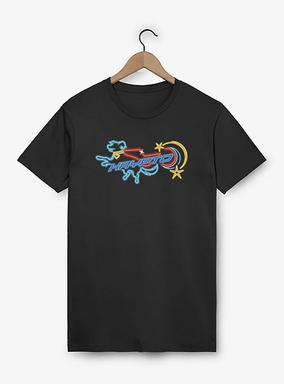 Supergirl Krypto Neon Outline T-Shirt