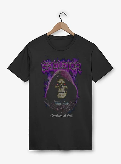 Masters Of The Universe Skeletor Overlord Evil Purple Flames T-Shirt