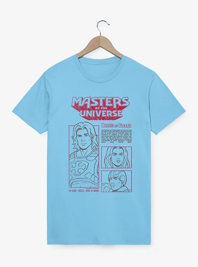 Masters Of The Universe Heroes Eternia He-Man Teela Man-At-Arms T-Shirt