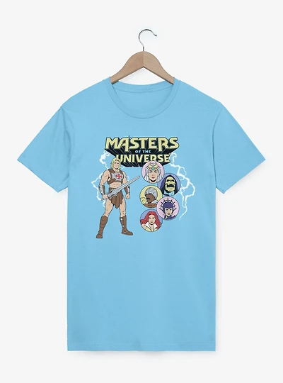 Masters Of The Universe He-Man And Character Bubbles T-Shirt