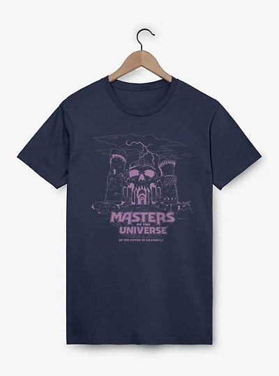 Masters Of The Universe Castle Grayskull Entrance Outline T-Shirt