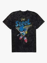 Sonic The Hedgehog Steel Nemesis Mineral Wash T-Shirt