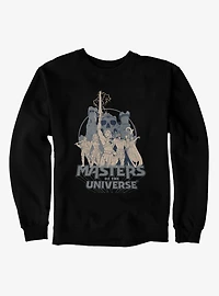 Masters Of The Universe He-Man Castle Grayskull Group Shot Sweatshirt