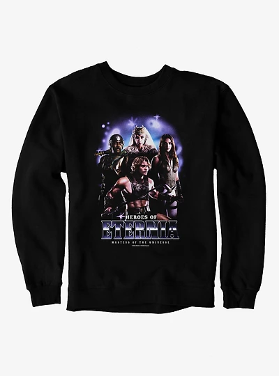 Masters Of The Universe Heroes Eternia Group Shot Sweatshirt